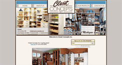 Desktop Screenshot of closetconceptsofgr.com